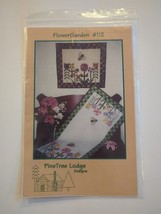 Pine Tree Lodge Designs Flower Garden 112 Wallhanging Runner Quilt Pattern 1995 - £8.34 GBP