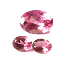 100 % Natural 1.16 Carats TCW Pink Tourmaline Oval faceted Earth Mined Quality G - £93.78 GBP