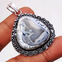 Dendrite Opal Gemstone Handmade Fashion Ethnic Gift Pendant Jewelry 2.20&quot; SA 69 - £3.74 GBP