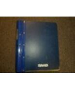 1986 87 1988 Saab 9000 Fuel System Injection Basic Engine Service Manual... - $105.26