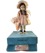 Madame Alexander Rebecca Doll Brunette Pink Dress Umbrella Original Box ... - £15.82 GBP