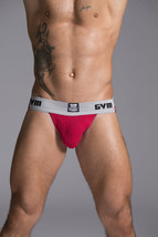BIKE style GYM Workout Jockstrap 2.0 with 2&quot; Waistband in Red &quot;Large&quot; - $19.79