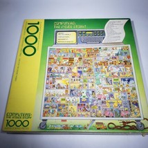 VTG Springbok Computers The Inside Story 1000 Pc Puzzle PZL5936 Complete - £33.79 GBP