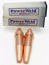 PowerWeld 1-101-2  Welding Tip NEW Size 2 ** Lot Of 2 Tips** Victor Style - £6.72 GBP