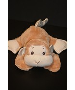 Baby GUND Silly Stripes Monkers Lovey Rattle Plush Stuffed Toy Monkey Ta... - £22.48 GBP