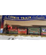 Rare Silver Crane 4 Part Cookie Train Tins in Original Box Christmas Hol... - £98.46 GBP