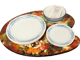 Corelle 15 Piece Set f/ 5, Dinner Plate, Salad/Dessert Plate, &amp; Soup/Cereal Bowl - $77.42