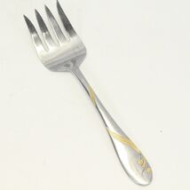 Estia Floral Scroll Cold Meat Fork 8 1/8" Stainless - $9.79