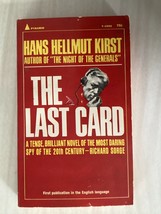 The Last Card - Hans Hellmut Kirst - Novel - Ww Ii Russian Spy Richard Sorge - $6.98