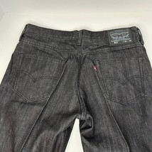 Levis 511 Jeans Mens 34 Black Denim Pants Slim Fit 34X29 Gray Charcoal - $529.25 MXN