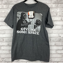 Star Wars Give Me Some Space Darth Vader Princess Leia T-Shirt Med Heath... - $19.22