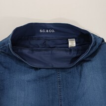 S.C. & Co. Denim Skort Women’s Blue Pull-On Stretch Mini Skirt Size Large image 9