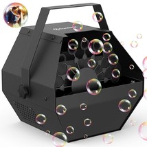 Bubble Machine, Automatic Metal Bubble Maker, Upgraded High Efficiency Q... - £49.98 GBP