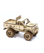 3D Puzzle | Truck Snap Together 3D Puzzle | 3mm MDF Wood Board Puzzle - £16.42 GBP
