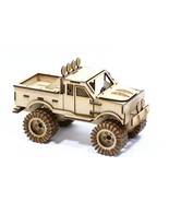 3D Puzzle | Truck Snap Together 3D Puzzle | 3mm MDF Wood Board Puzzle - $21.00