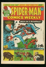 SPIDER-MAN Comics Weekly #26 1973-STEVE DITKO-JACK KIRBY-BRITISH-THOR-RAMPAGE Fn - £40.66 GBP