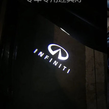 LOGO F 2Pcs LED Car Door Welcome Light Logo Laser Projector Lamps for Infiniti - £15.25 GBP