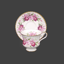 Paragon Bone China bearded iris cup and saucer set made in England. - £46.95 GBP