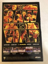 1994 WWF Raw Is War NES Game boy Vintage Print Ad Undertaker Bret Hart pa10 - £6.98 GBP