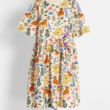 Princess Highway Tiger Tales Jungle Linen Cotton Blend Dress Size 12 Poc... - £58.42 GBP