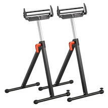 VEVOR 2-Pack Roller Stands, 250 lbs Load Capacity, 27-43 in Adjustable H... - $46.99