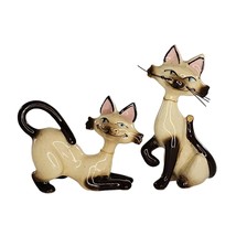 Disney Si Am Figurines Siamese Cats Lady Tramp Set of 2 Vintage 1950s AS IS - £62.90 GBP