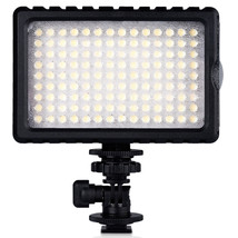 Opteka 126 LED Dimmable Video Fill Hotshoe Light for Digital and Video Cameras - £31.69 GBP