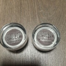 Set Of 2-Maybelline Color Tattoo Leather Eye Shadow 24HR Vintage Plum 90, New - £8.83 GBP