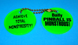 Elvira And The Party Monsters 1988 Original Pinball Machine Keychains Set Of 2 - £9.94 GBP