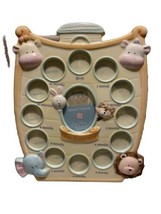 Vintage Russ Gund Gifts Ceramic Noahs Ark Picture Frame Baby’s First Year New - £18.56 GBP
