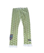 Naartjie Kids Girls Vintage XL Girls 7 Green Heart Leggings Pants - $334.59 MXN