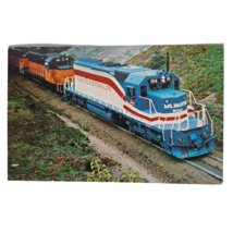 Postcard Milwaukee Road&#39;s SD40-Z Diesel Locomotive Number 156 Train Chrome - $4.84