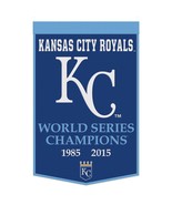 Kansas City Royals Banner Wool 24x38 Dynasty Champ Design - €89,66 EUR