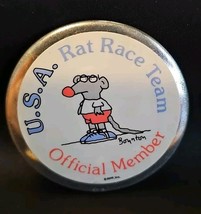Vintage U.S.A. RAT RACE TEAM OFFICIAL MEMBER by Boynton RPP, Inc. Pin Back - $298.17 MXN