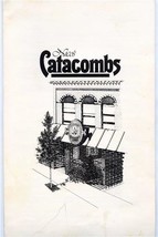Nico&#39;s Catacombs Menu Fort Collins Colorado 1988 - £29.97 GBP