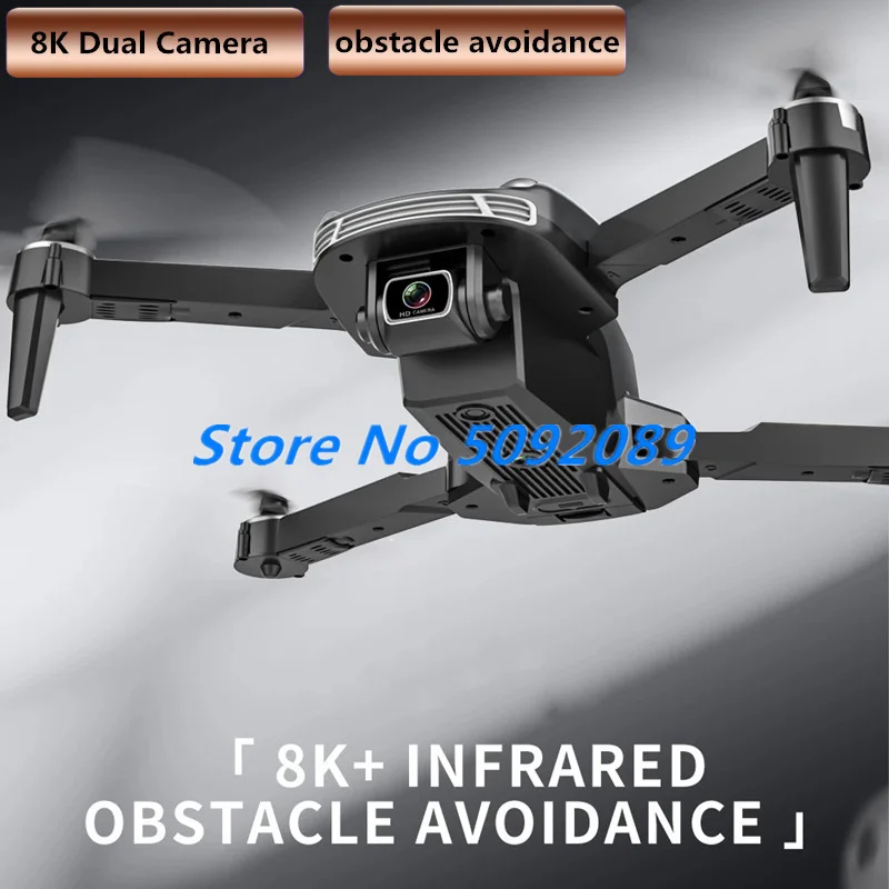 Infrared Obstacle Avoidance Foldable Quadcopter 8K HD Dual Camera Option Flow  - £76.48 GBP+