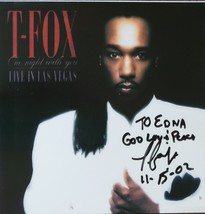 T-Fox &#39;One Night With You&#39; Live in Las Vegas Autographed CD - £11.80 GBP