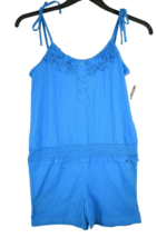 ORageous Girls XL Solid Blue One Piece Romper New with tags - £5.86 GBP