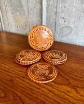 Vintage Tooled Leather Costa Rica Coasters - £19.18 GBP