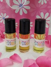 Peaches &amp; Cream Perfume Body Oil Fragrance 1.25 oz Roll On One Bottle Womens - £11.12 GBP