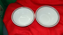 CORELLE BATIK PATTERN CEREAL BOWLS 18 OZ GENTLY USED x 2 FREE USA SHIP - £14.63 GBP