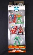 Jada DC Nano metalfigs 5 pack Superman Batman Aquaman Supergirl Lex Luthor NEW - £7.55 GBP