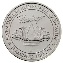 Flamingo Hilton Laughlin, NV $7 Casino Game Coin, Fine Silver-
show orig... - $46.25