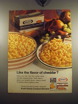 1969 Kraft Macaroni & Cheese Ad - Like the flavor of cheddar? - £14.45 GBP