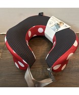 NWT Lug Travel SNUZ WRAP Neck Pillow Adjustable Washable Crimson Polka Dot - $47.77 CAD
