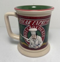 Polar Express 3D Embossed Heavy Hot Chocolate Coffee Cup Mug 12 oz - £8.50 GBP
