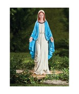 Virgin Mary Garden Statue Blessed Mother Religious Cemetery Memorial Scu... - $51.81