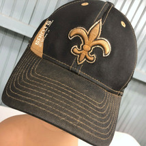 New Orleans Saints NFL Reebok Beat Up Discolored L/XL Baseball Hat Cap - $17.07