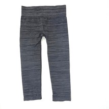 Fabletics Athletic Leggings Black/Gray Stripe Yoga Running Workout Size S - $184.53 MXN