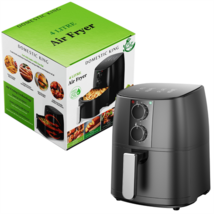 4L Air Fryer, Large 4L Oil Free Air Fryer for Home Use, Timer &amp; Temperature - £80.57 GBP